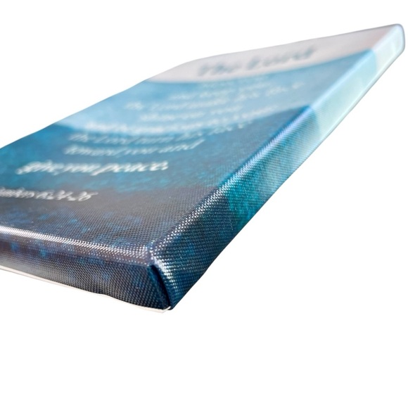 Blessing Blue Bible Verse Wall Art, 8x12, Numbers 6:24-26 - Picture 5 of 5